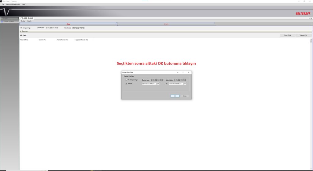 VOLTCRAFT EL4000 Voltsoft Nasıl Kullanılır? 10 v10