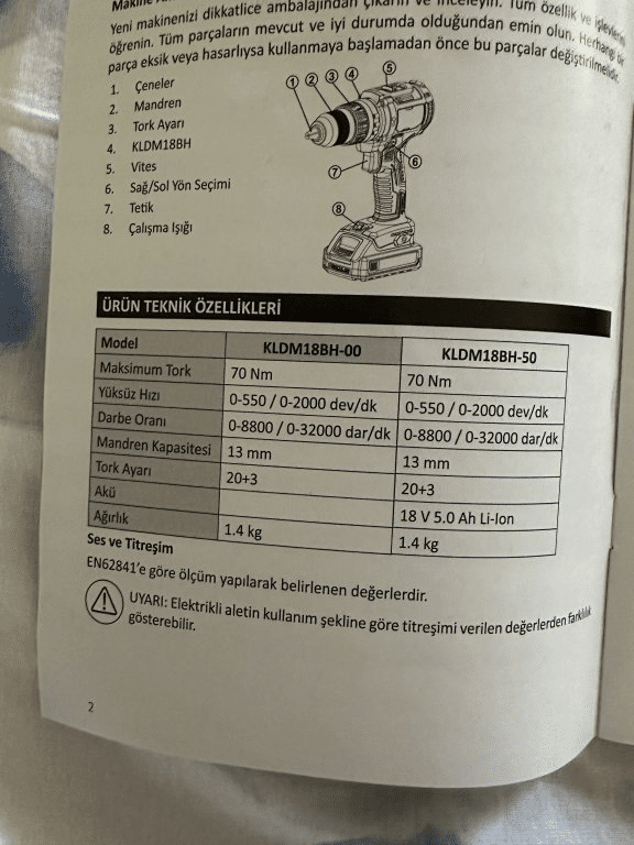 KLPro KLDM18BH-20 Akülü Darbeli Matkap İnceleme 3 image 59